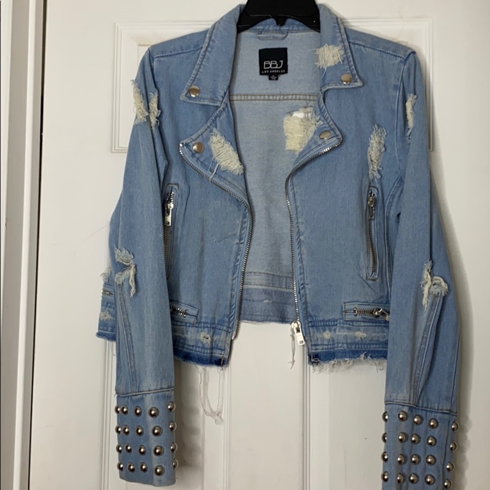 Jean jacket/ bought a boutique wore twice